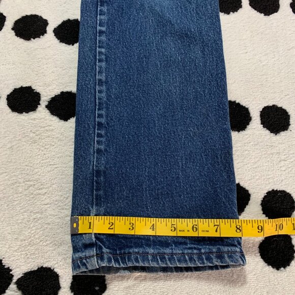 Wrangler 947STR Cowboy Cut Dark Faded Denim Bootcut Jeans - Picture 11 of 12